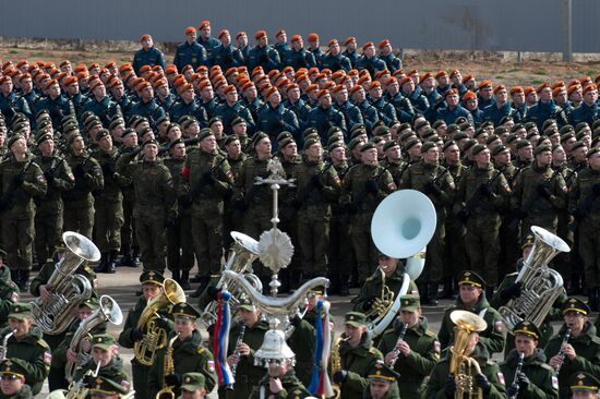 Trainings in Moscow Region ahead of military parade on May 9
