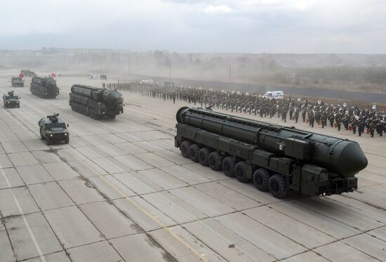 Trainings in Moscow Region ahead of military parade on May 9