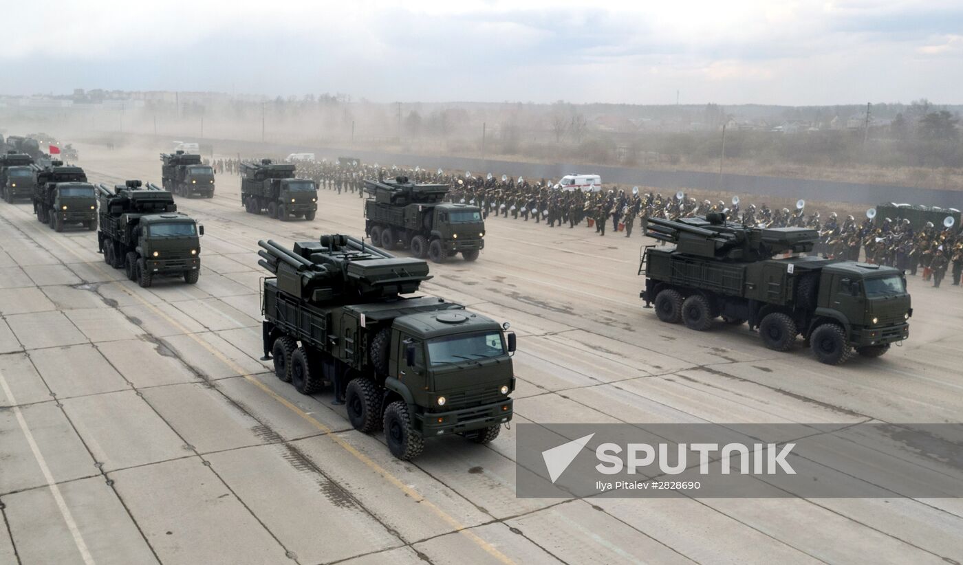 Trainings in Moscow Region ahead of military parade on May 9