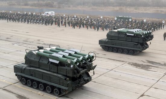 Trainings in Moscow Region ahead of military parade on May 9