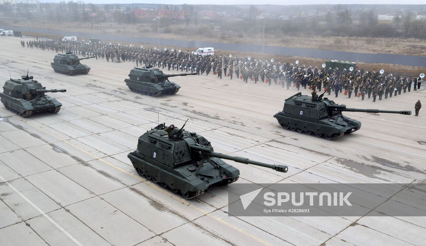 Trainings in Moscow Region ahead of military parade on May 9