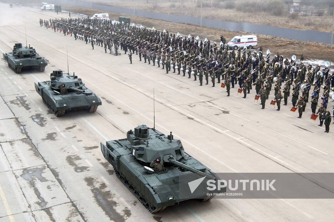 Trainings in Moscow Region ahead of military parade on May 9