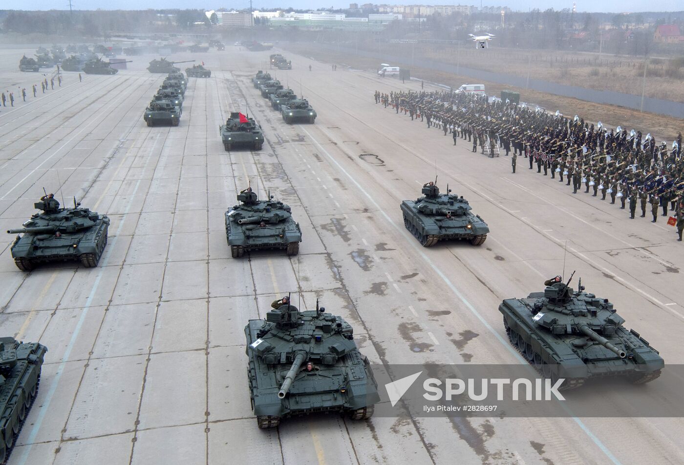 Trainings in Moscow Region ahead of military parade on May 9