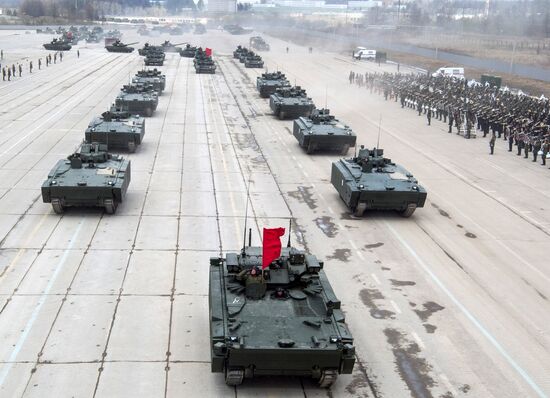 Trainings in Moscow Region ahead of military parade on May 9
