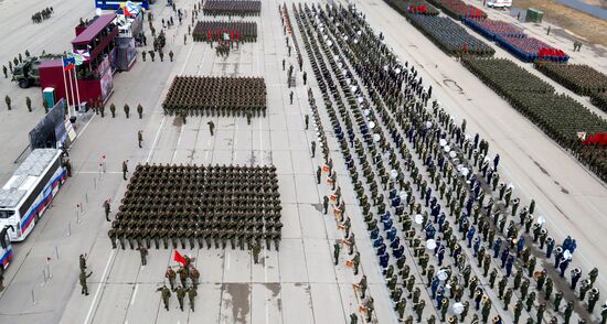 Trainings in Moscow Region ahead of military parade on May 9