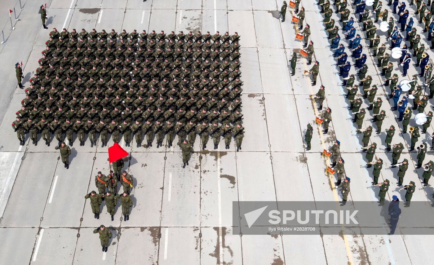 Trainings in Moscow Region ahead of military parade on May 9