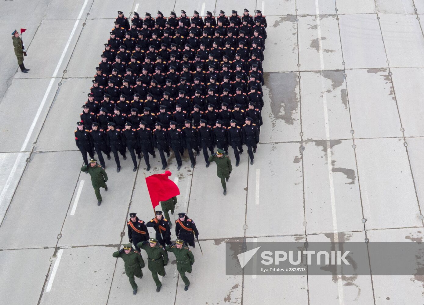 Trainings in Moscow Region ahead of military parade on May 9