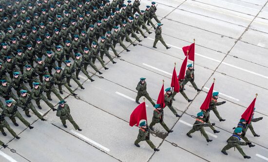 Trainings in Moscow Region ahead of military parade on May 9