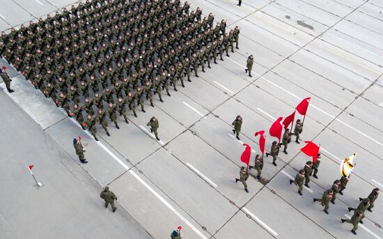 Trainings in Moscow Region ahead of military parade on May 9