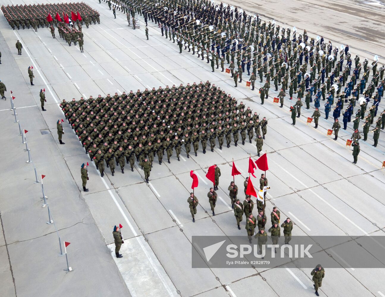 Trainings in Moscow Region ahead of military parade on May 9