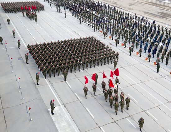 Trainings in Moscow Region ahead of military parade on May 9