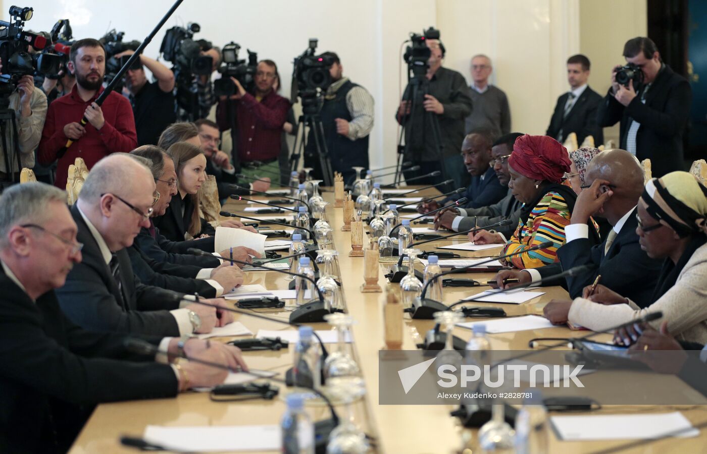 Russian Foreign Minister Sergei Lavrov's meeting with Chairperson of the African Union Commission Nkosazana Dlamini-Zuma