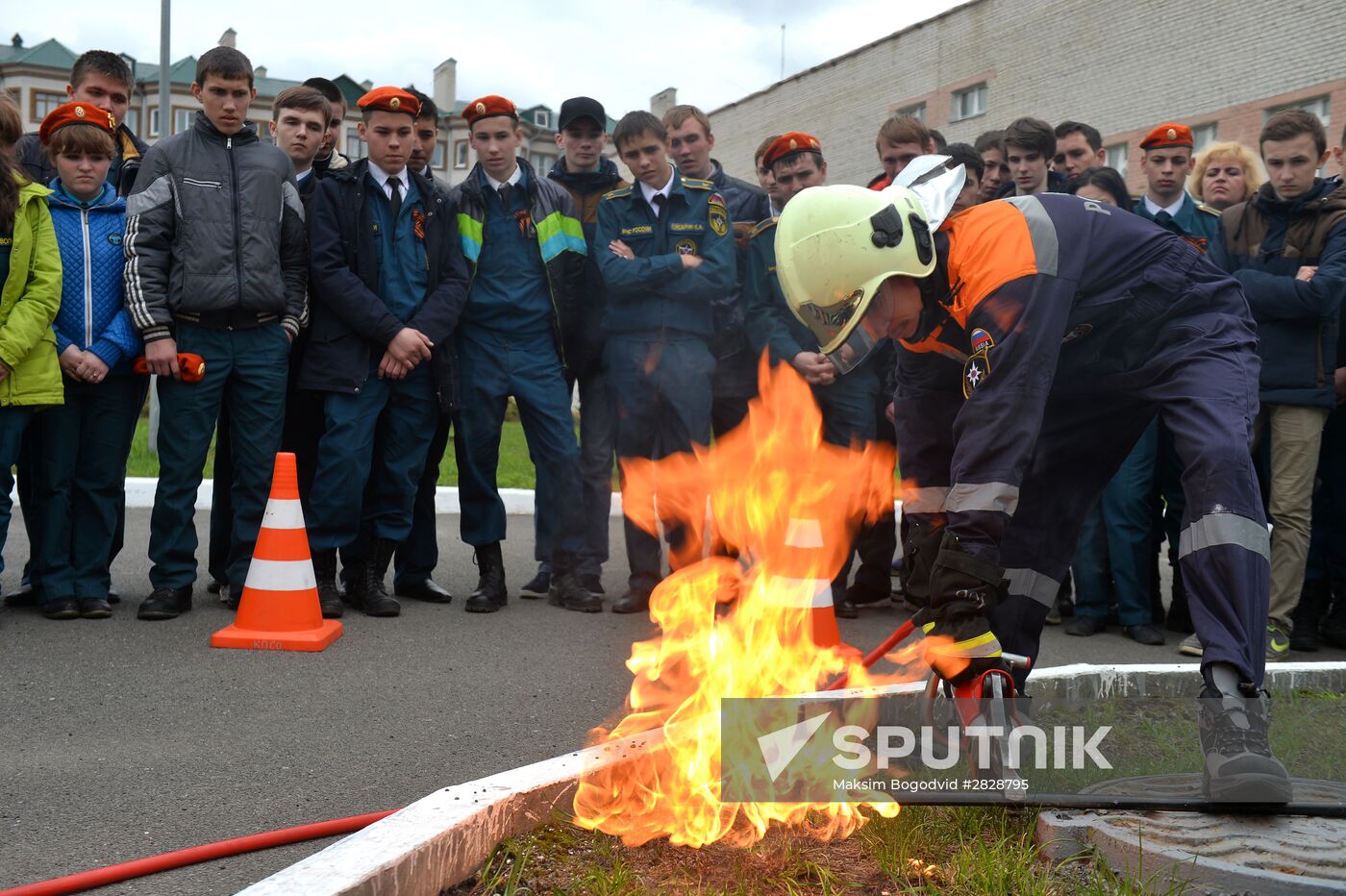 EMERCOM training drill in Kazan