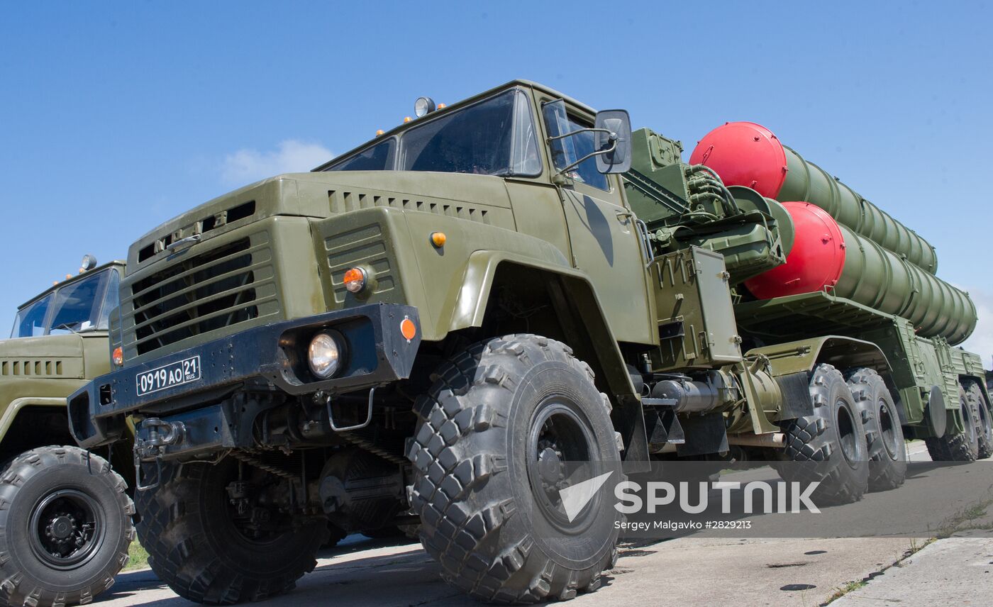 Victory Day Parade rehearsal in Sevastopol