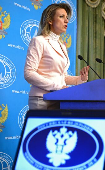 Press briefing by Russian Foreign Ministry Spokesperson Maria Zakharova