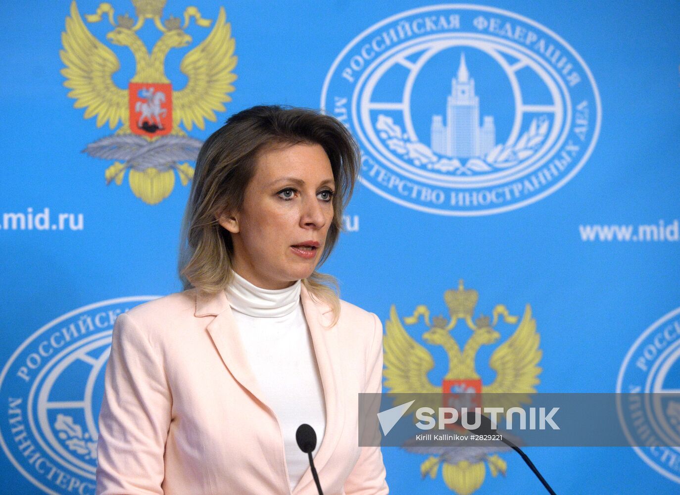 Press briefing by Russian Foreign Ministry Spokesperson Maria Zakharova