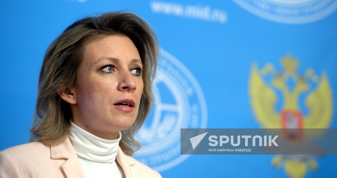 Press briefing by Russian Foreign Ministry Spokesperson Maria Zakharova