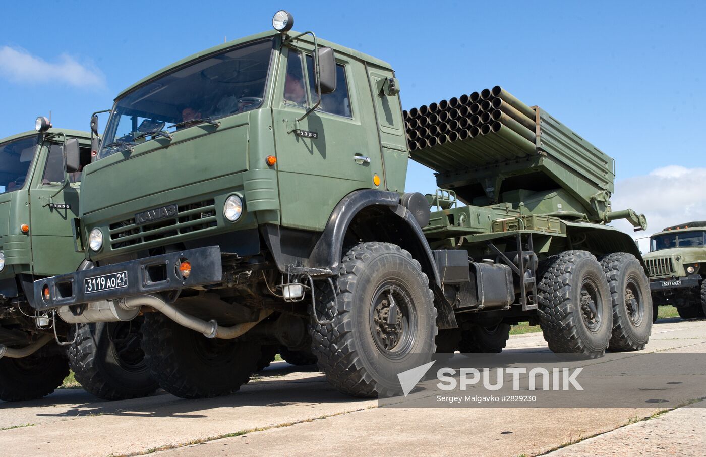 Victory Day Parade rehearsal in Sevastopol