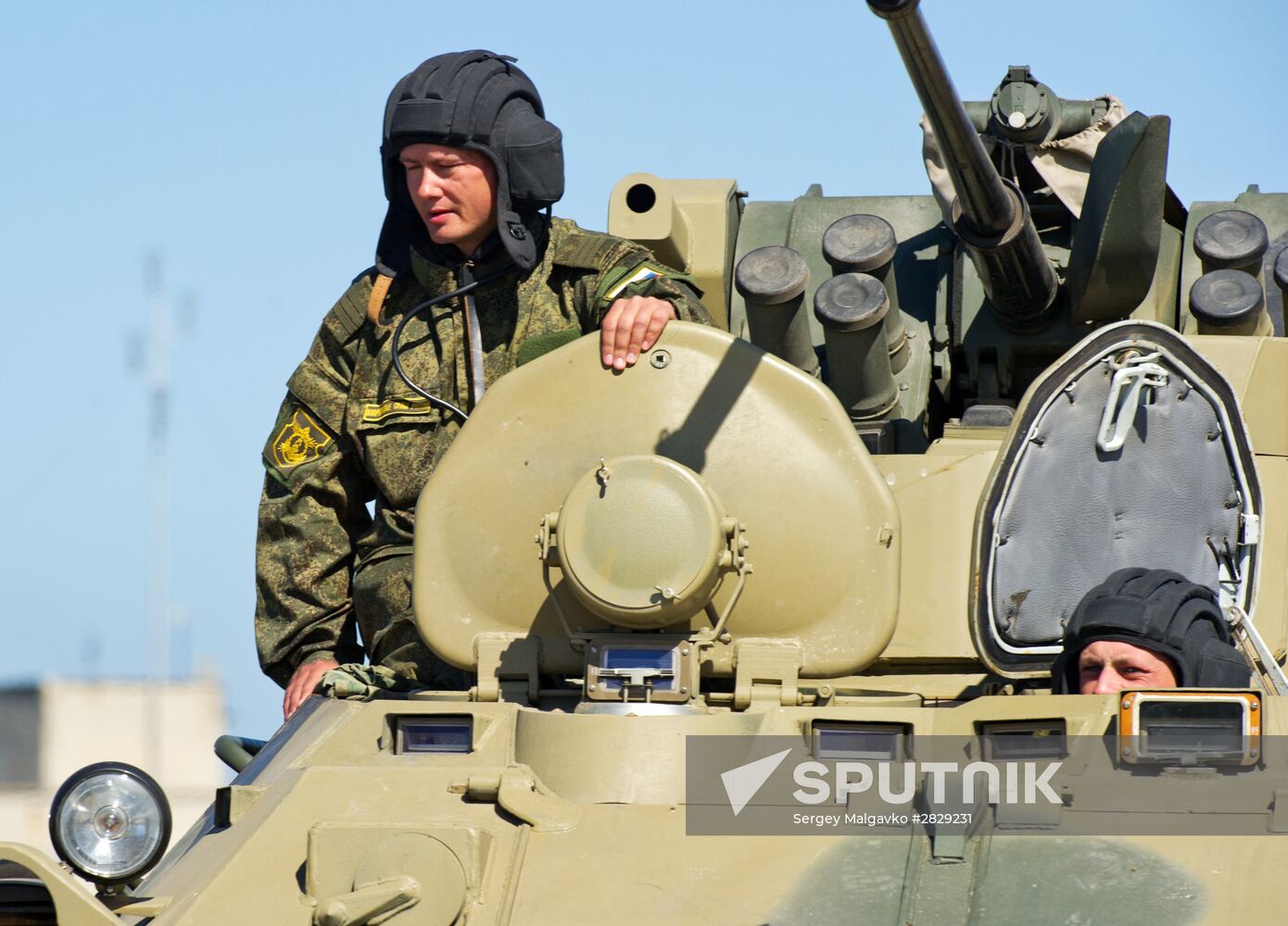 Victory Day Parade rehearsal in Sevastopol