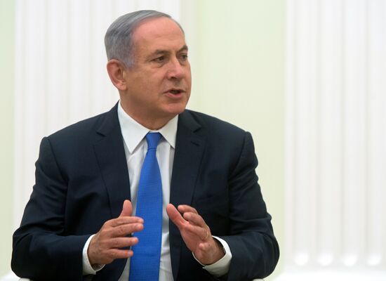 Russian President Vladimir Putin meets with Prime Minister of Israel Benjamin Netanyahu