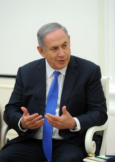 Russian President Vladimir Putin meets with Prime Minister of Israel Benjamin Netanyahu