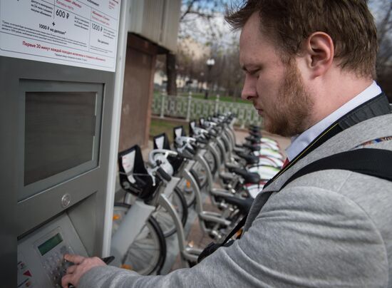 Fourth bike-hire season opens in Moscow