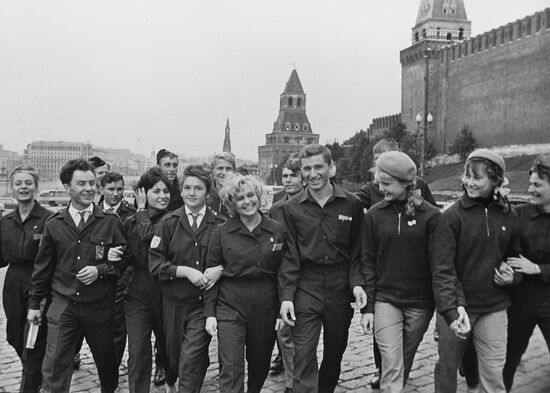 Moscow youth on Red Square