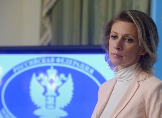 Press briefing by Russian Foreign Ministry Spokesperson Maria Zakharova