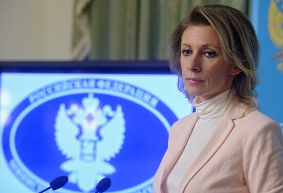 Press briefing by Russian Foreign Ministry Spokesperson Maria Zakharova