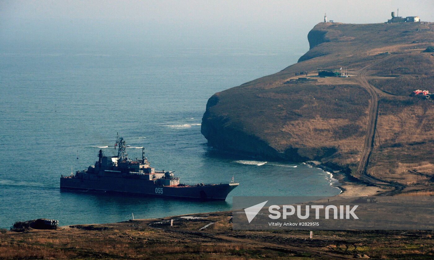 Military drill at Klerk base in Primorye Territory