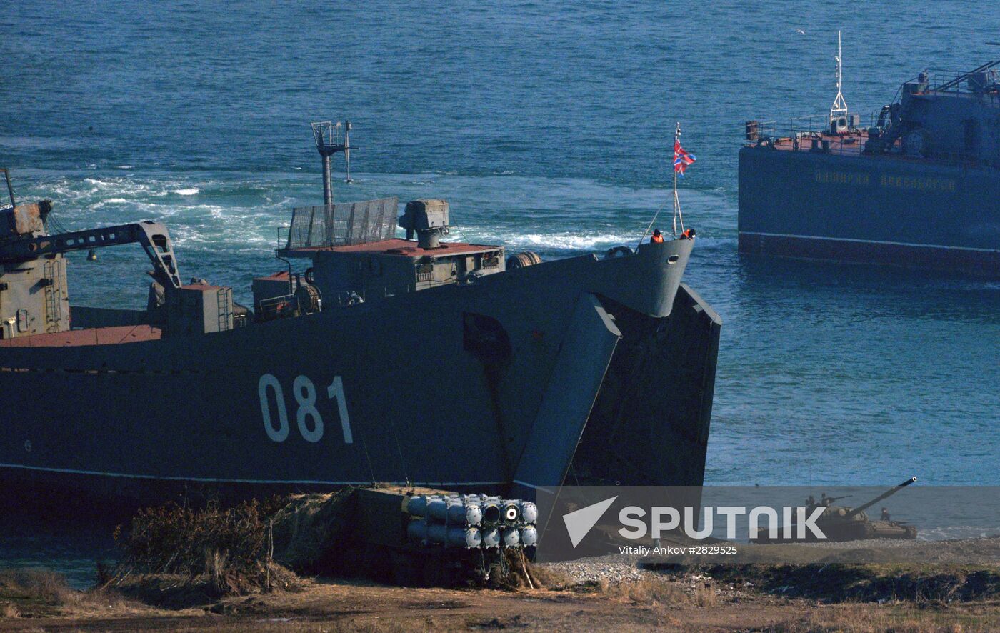 Military drill at Klerk base in Primorye Territory