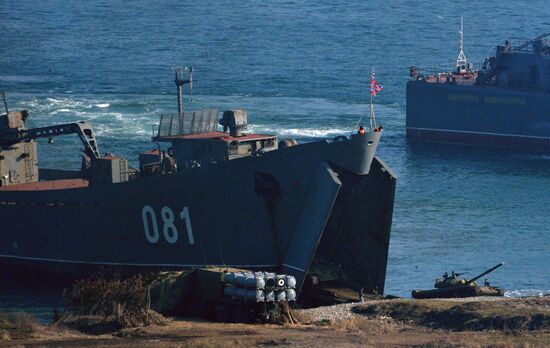 Military drill at Klerk base in Primorye Territory
