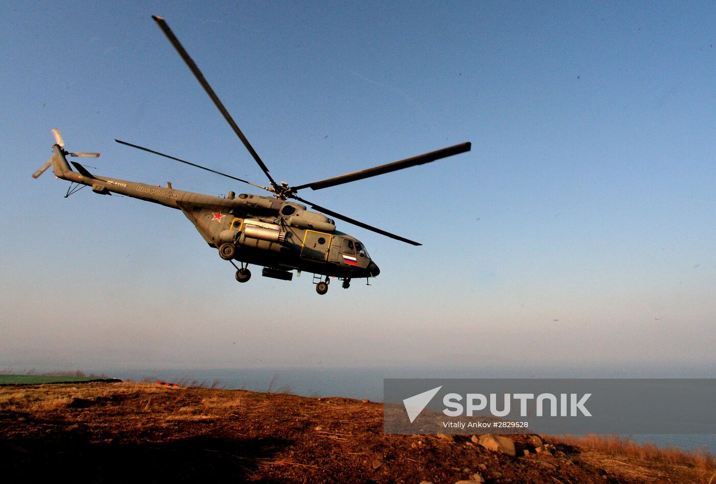 Military drill at Klerk base in Primorye Territory