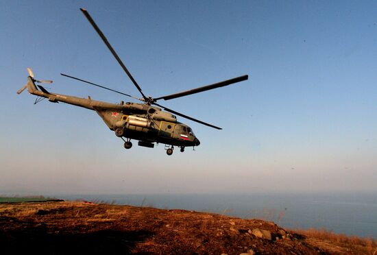Military drill at Klerk base in Primorye Territory