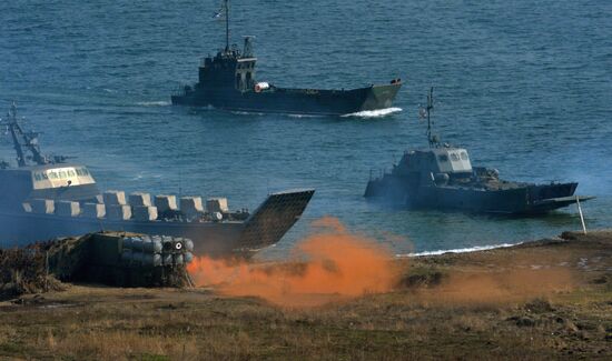 Military drill at Klerk base in Primorye Territory