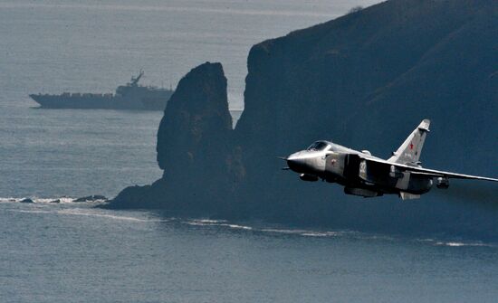 Military drill at Klerk base in Primorye Territory