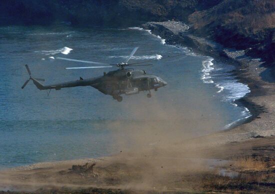 Military drill at Klerk base in Primorye Territory