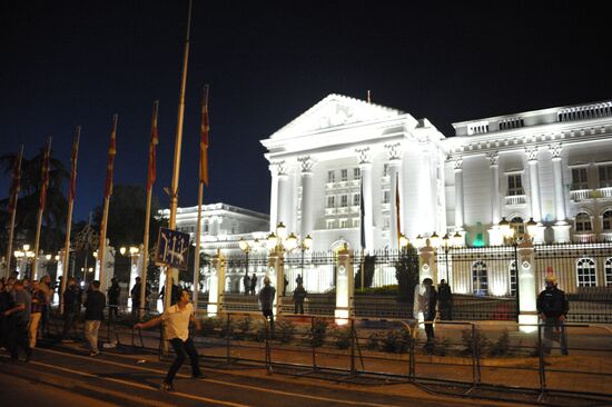 Protests in Macedonia