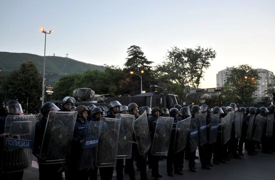 Protests in Macedonia
