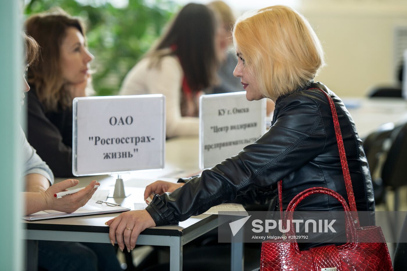 Career fair in Omsk