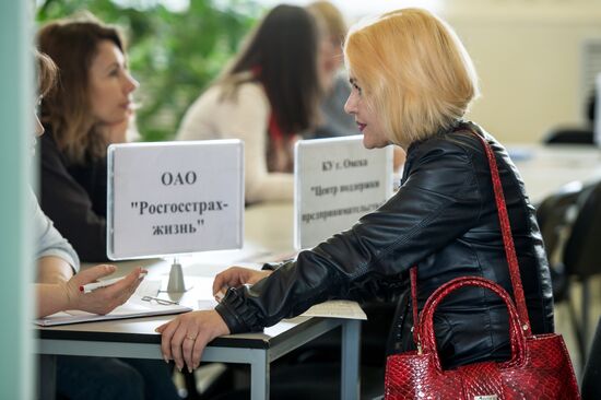 Career fair in Omsk