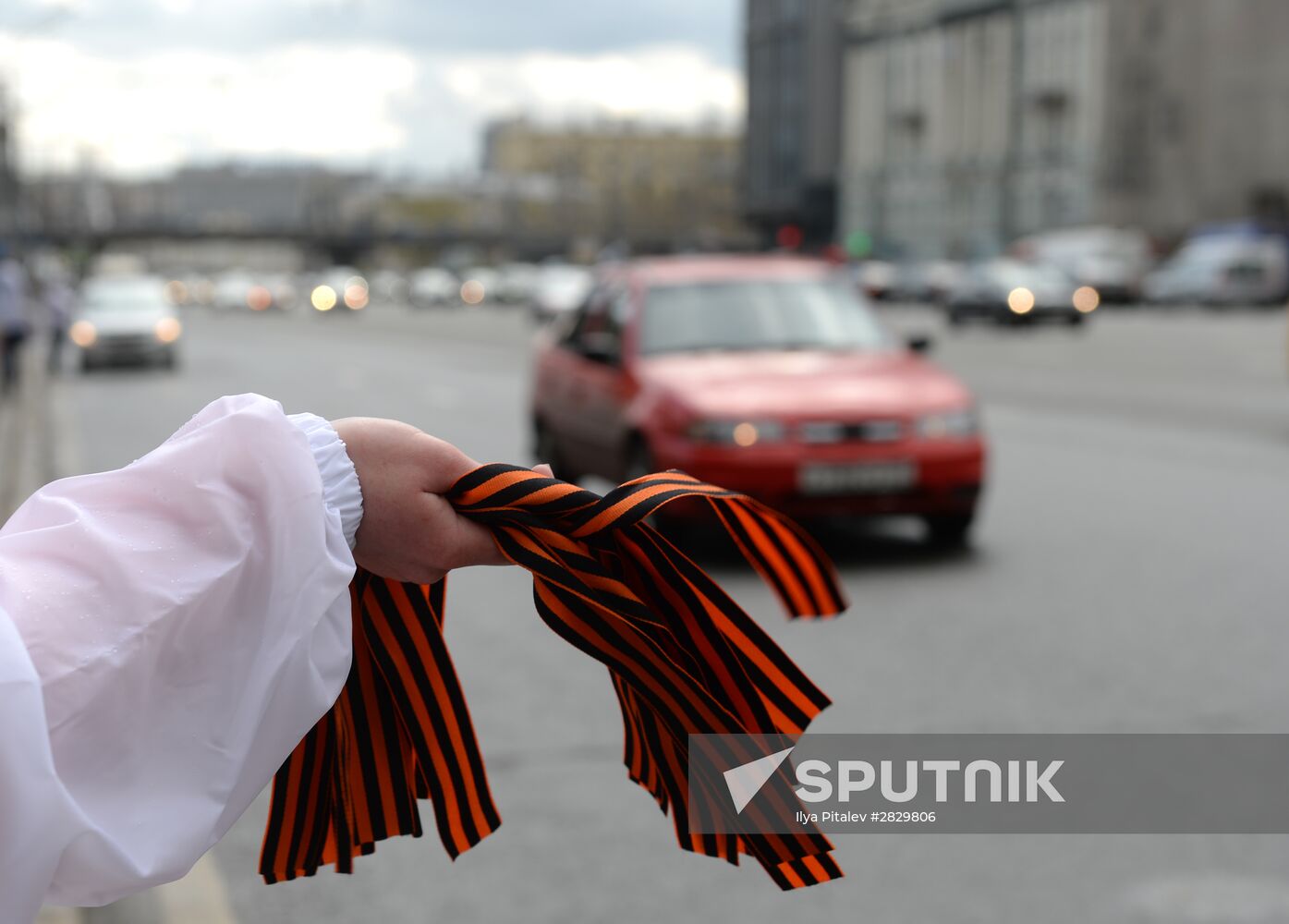 St. George Ribbon memorial campaign in Moscow