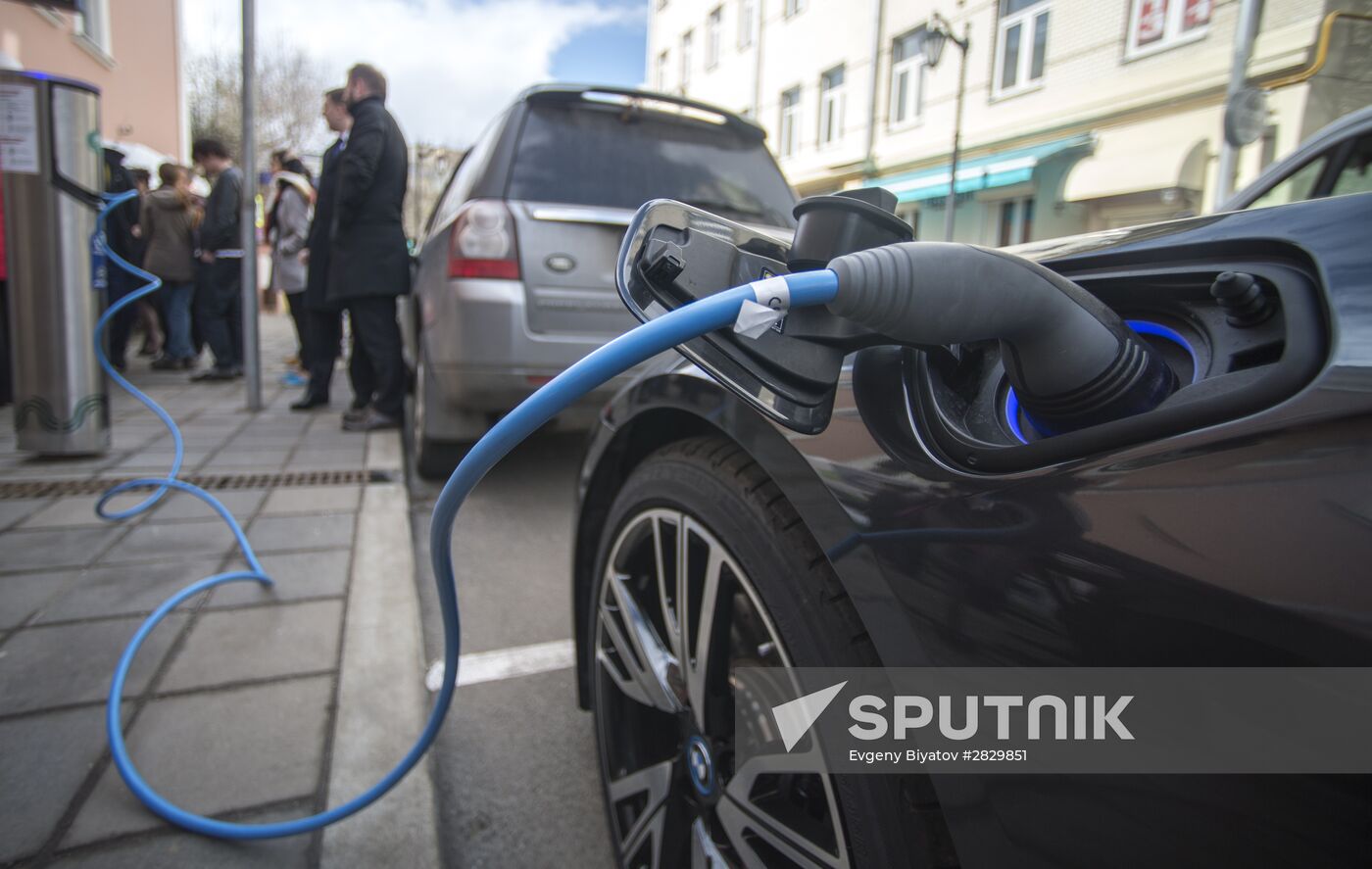 Opening of EV charging station