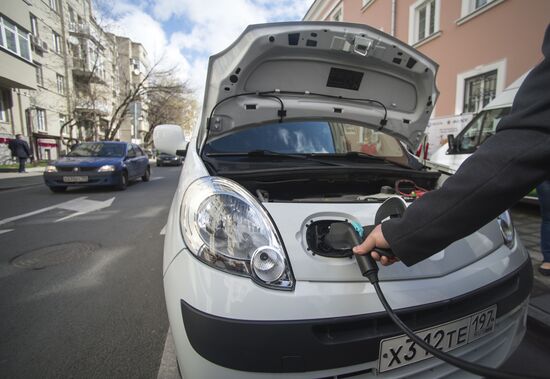 Opening of EV charging station