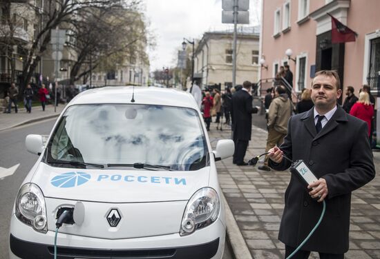 Opening of EV charging station