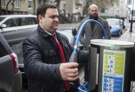 Opening of EV charging station