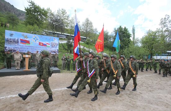 Poisk-2016 CSTO joint military exercise in Tajikistan