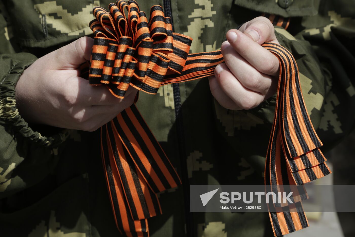 St. George Ribbon memorial campaign in Russian cities