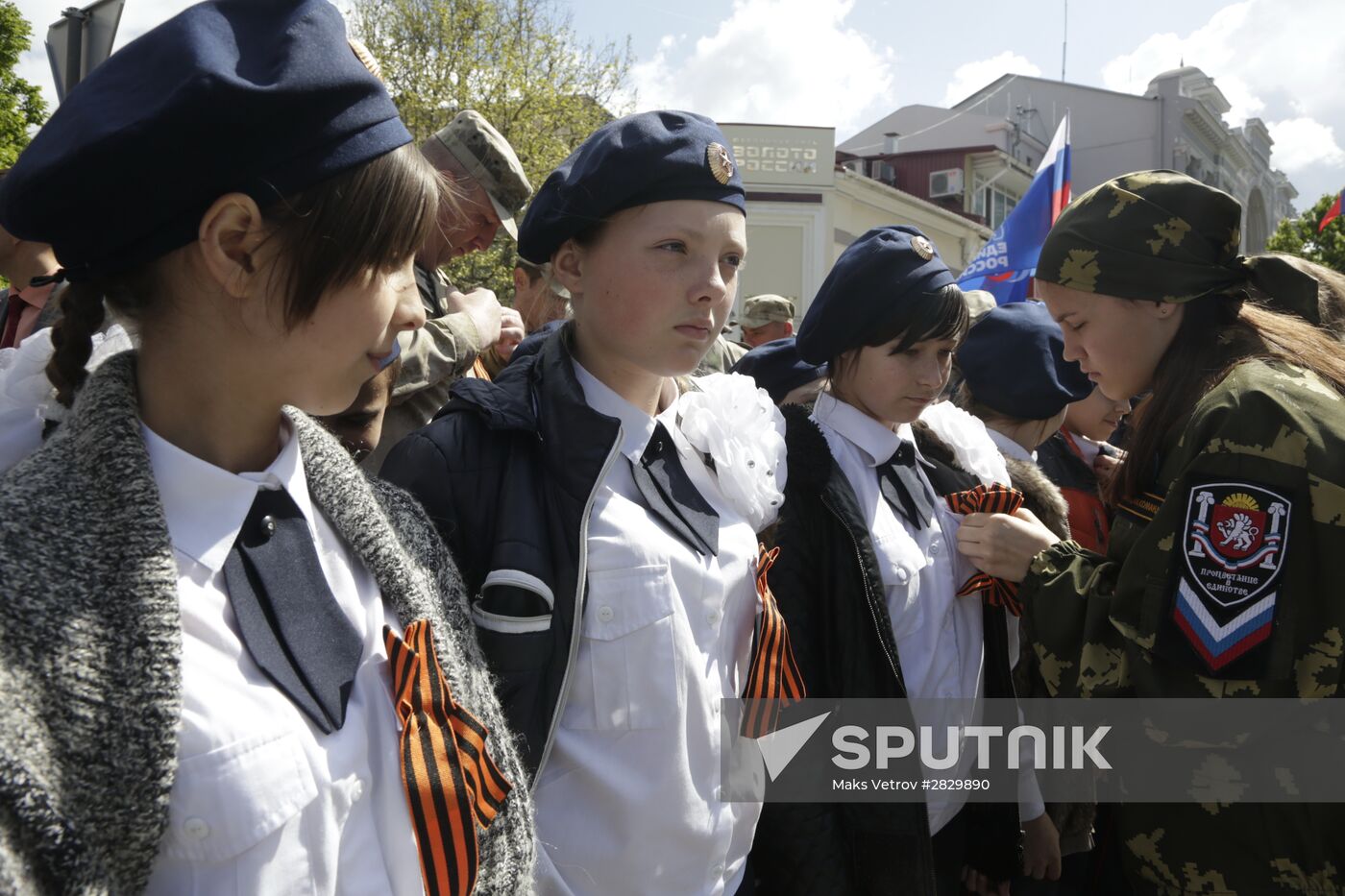St. George Ribbon memorial campaign in Russian cities