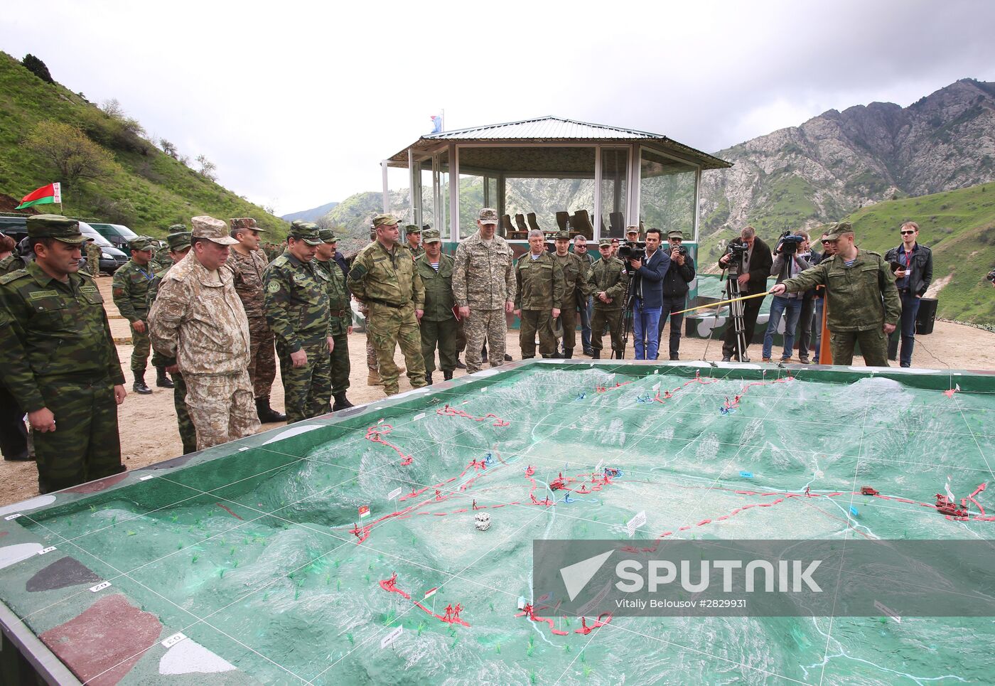 Poisk-2016 CSTO joint military exercise in Tajikistan